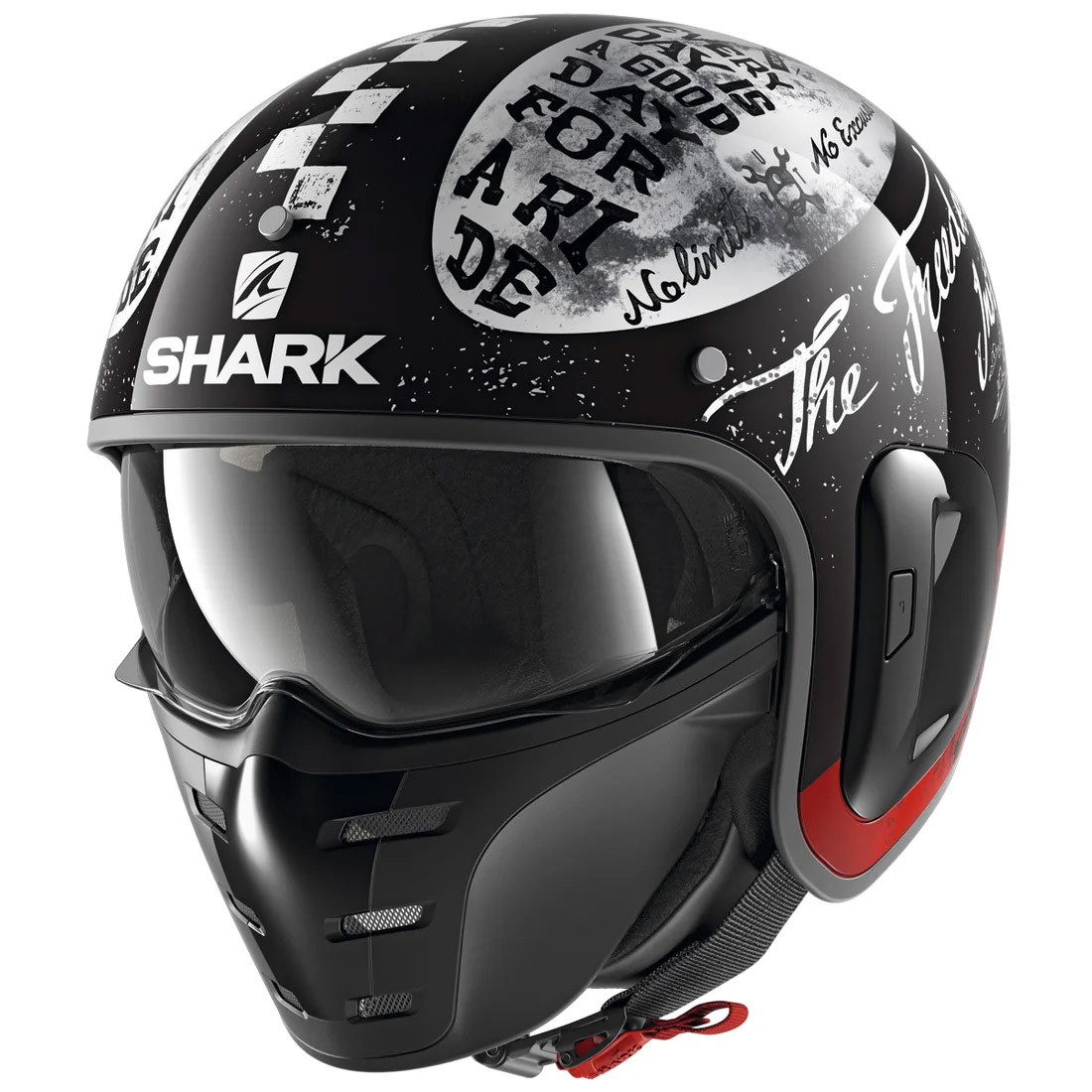 Casco Shark S-Drak 2 Tripp In negro | Nilmoto