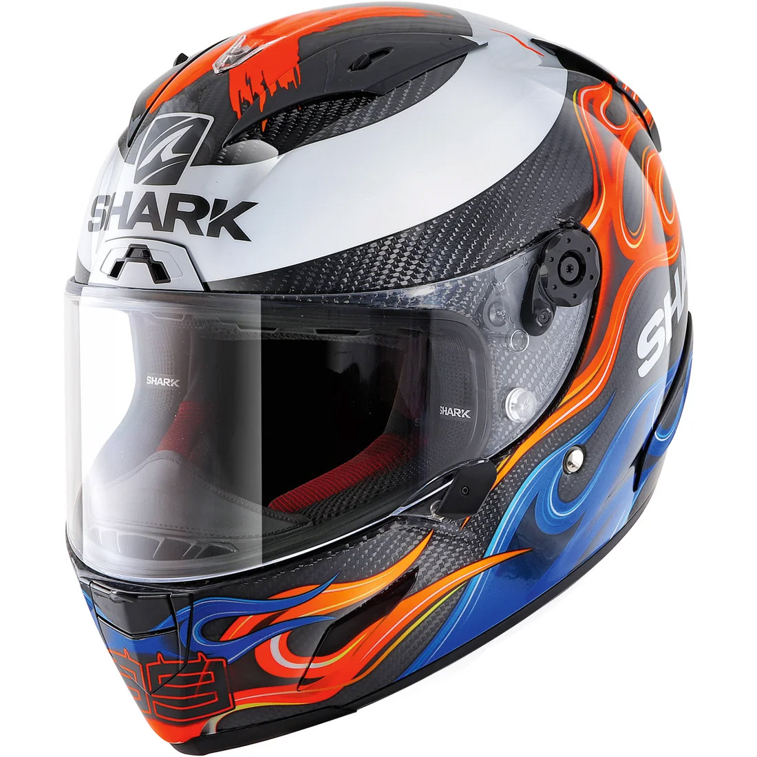Casco Shark Race-R Pro carbon replica Lorenzo 19 | Nilmoto