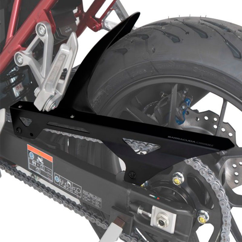 Guardabarros trasero con cubre cadena Barracuda Honda CB750 23-