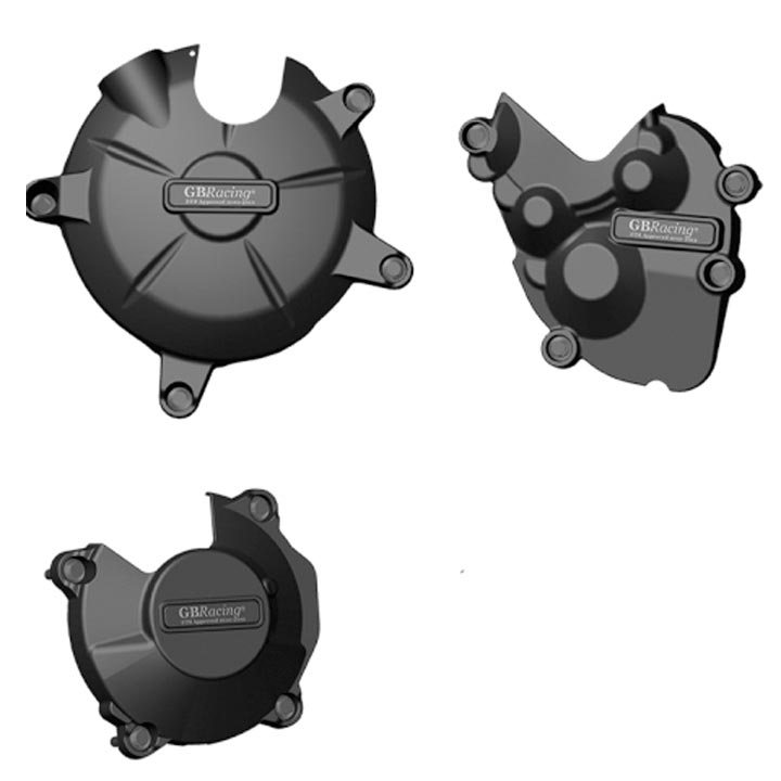 GB-RACING juego protectores motor KAWASAKI ZX6 2007-08