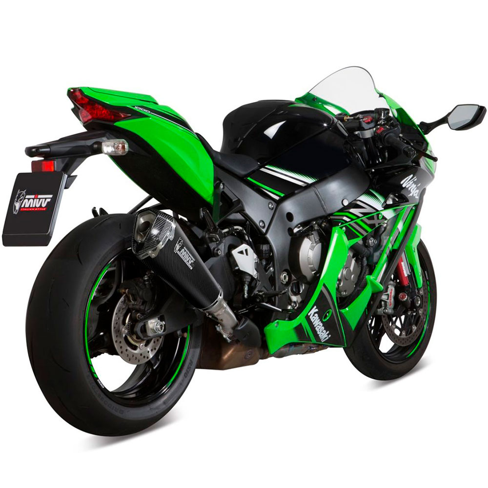 escape mivv delta race carbono kawasaki zx-10 r - rr - se 16-24