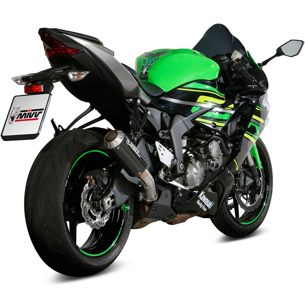 escape mivv mk3 carbono kawasaki zx-6 r 636 19-