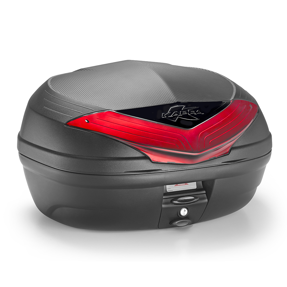 Baul Kappa K466 46L Catadrioptico Rojo