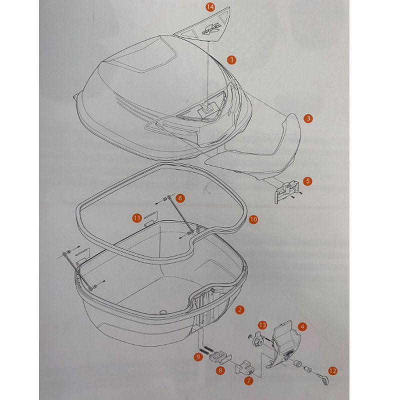 Schienalino Per Seggiolino Auto K466 E K355 - Ricambio Originale Per Seggiolini - Foto 13