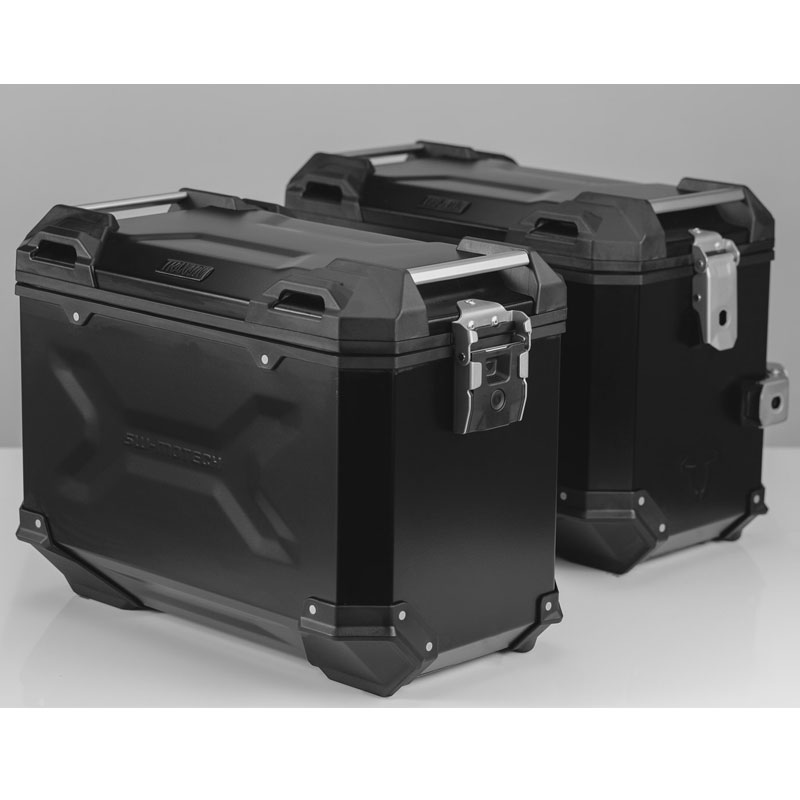 Maletas con soportes TRAX ADV para KTM 990 Adventure 06-11 Negro | Nilmoto