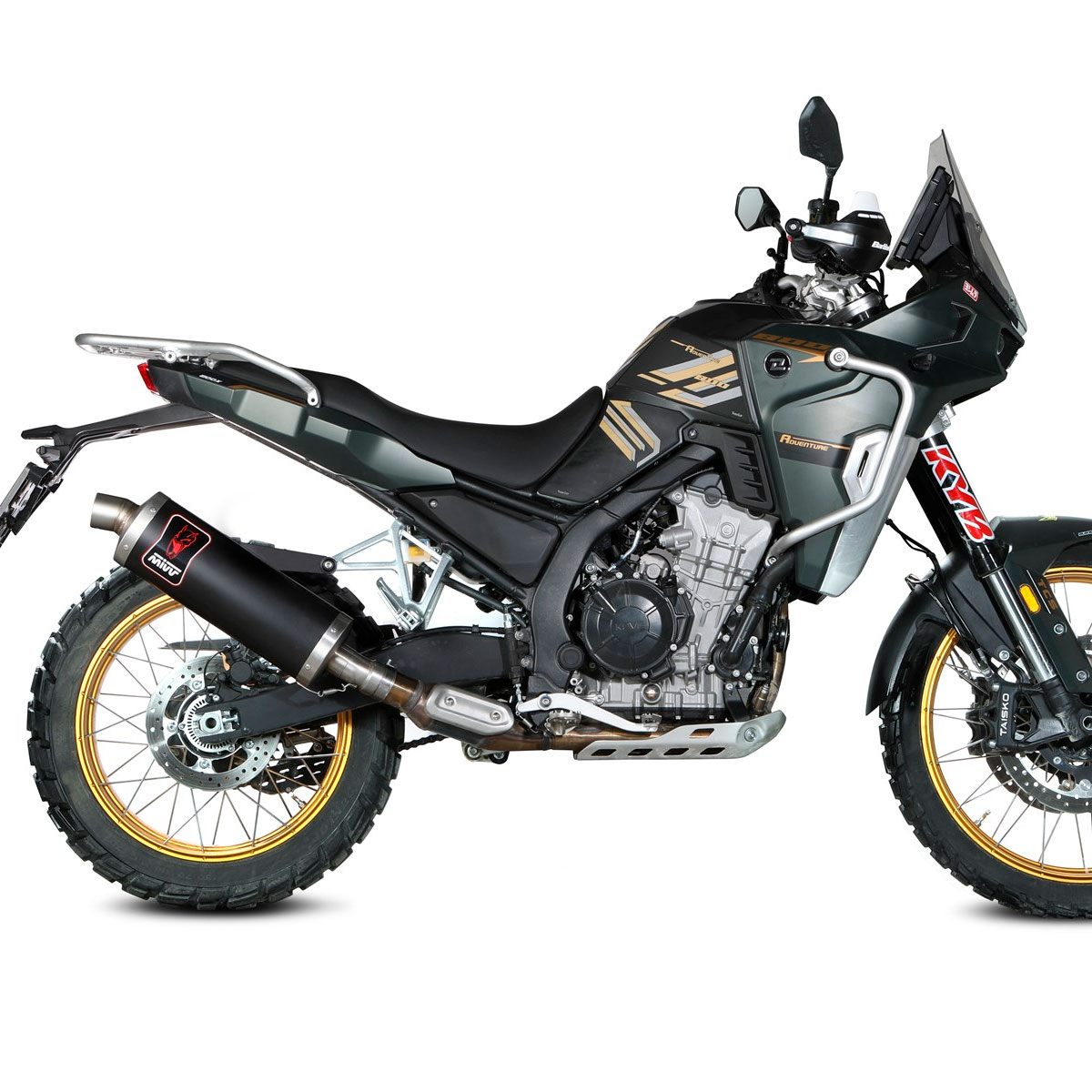 Escape Mivv Dakar negro Kove 800X 2024