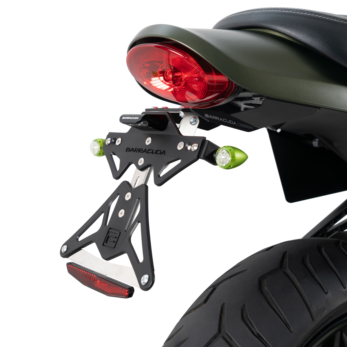Portamatriculas Barracuda para Kawasaki Z900 RS 18-22