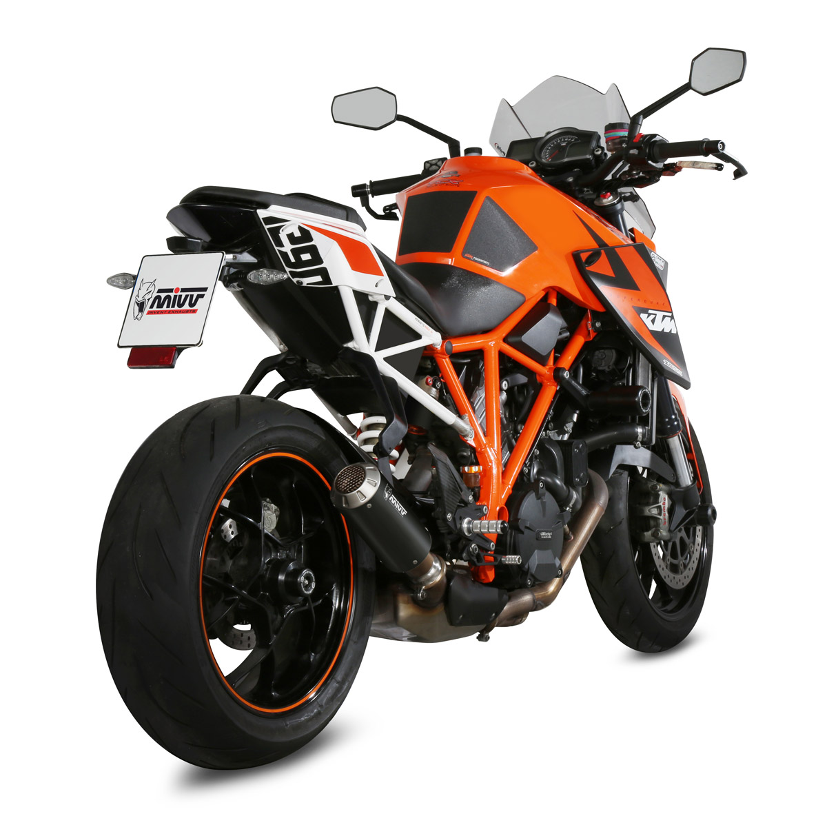 Escape Mivv MK3 KTM 1290superduke 14-19 negro