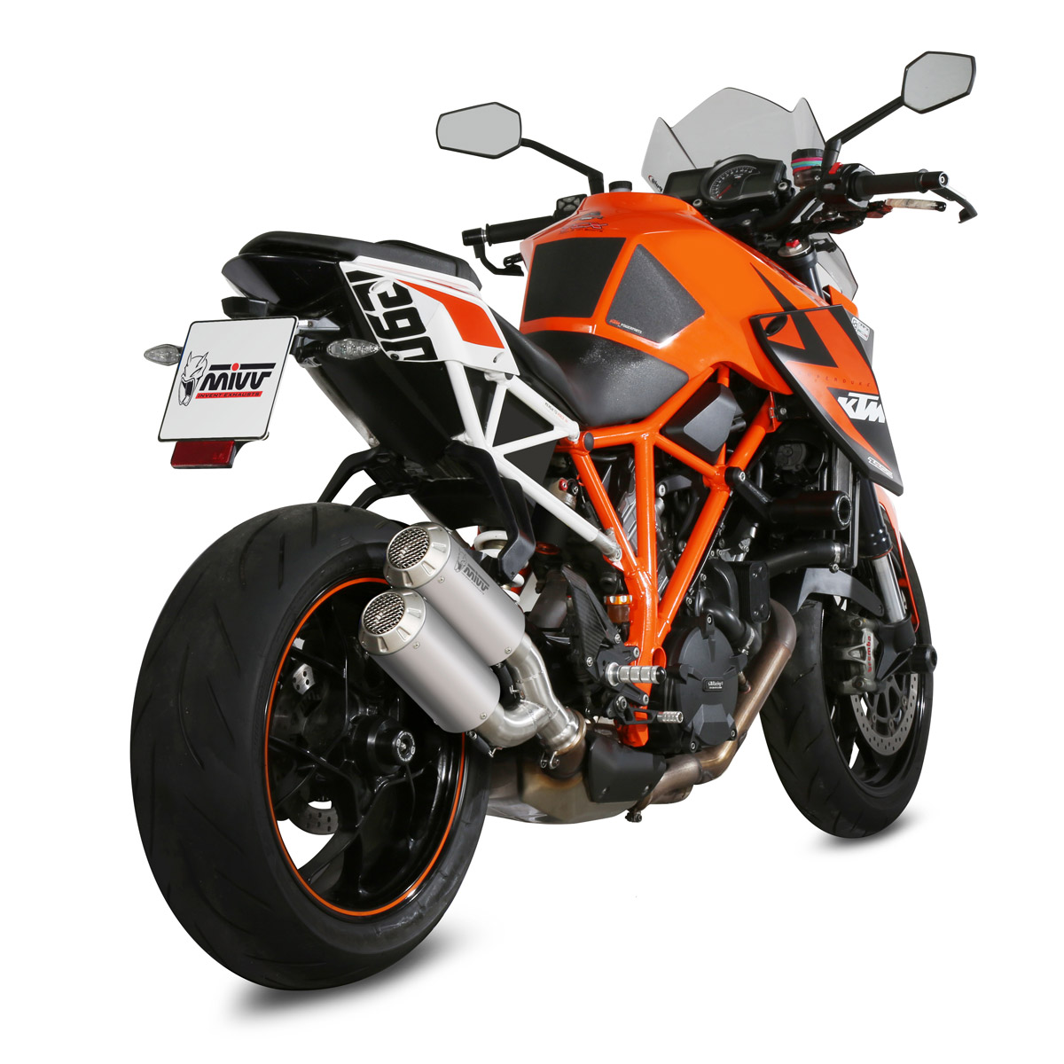 Escape Mivv MK3 Doble KTM 1290superduke 14 19 Acero Nilmoto