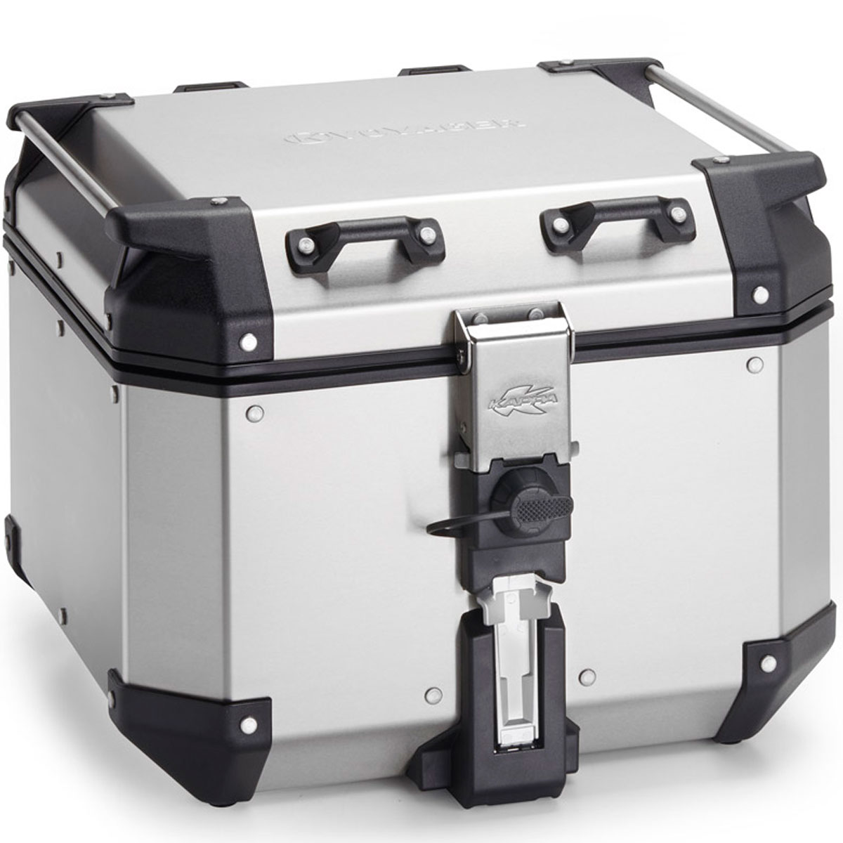 Baul de aluminio Kappa KVoyager 42L aluminio natural