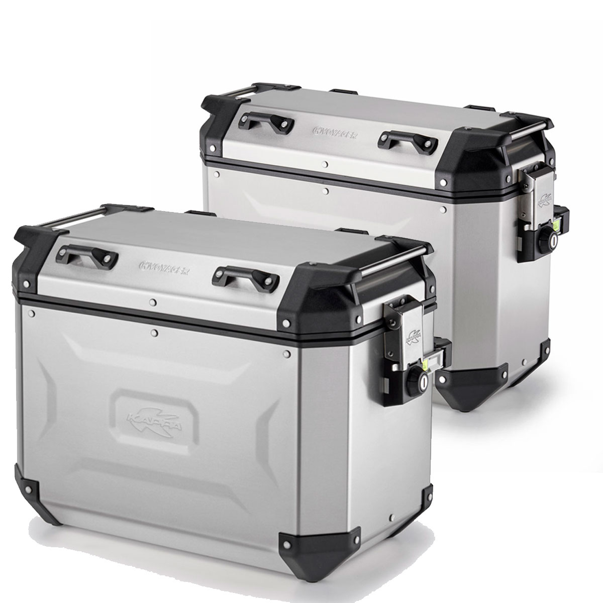 Maleta Kappa Kvoyager 48 y 37 litros de aluminio