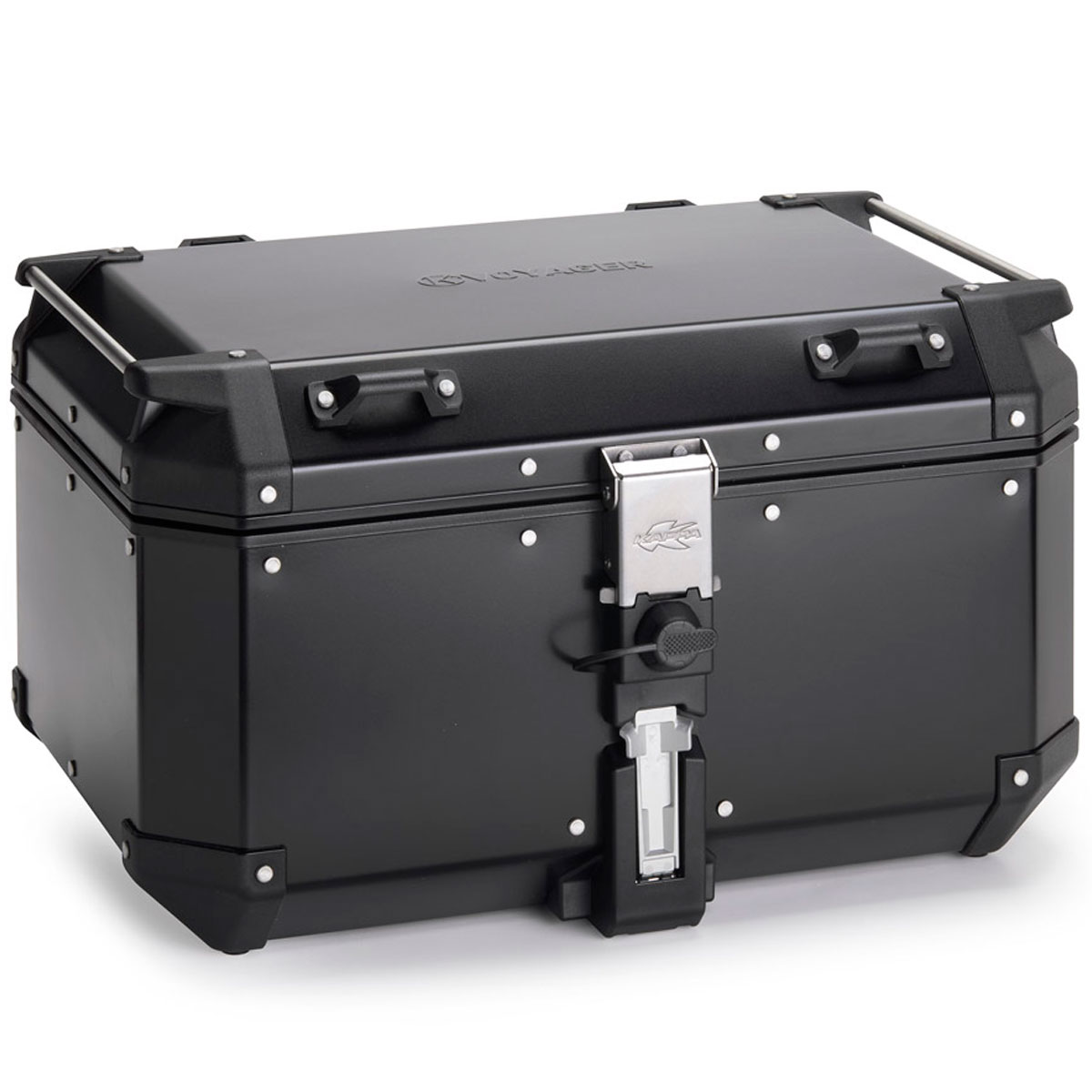Baul Kappa aluminio KVoyager Monokey 58L Color Negro