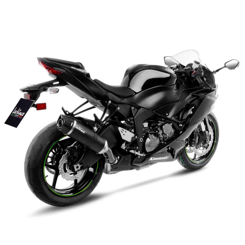 Escape Leovince carbono Kawasaki ZX6R Ninja 2019-