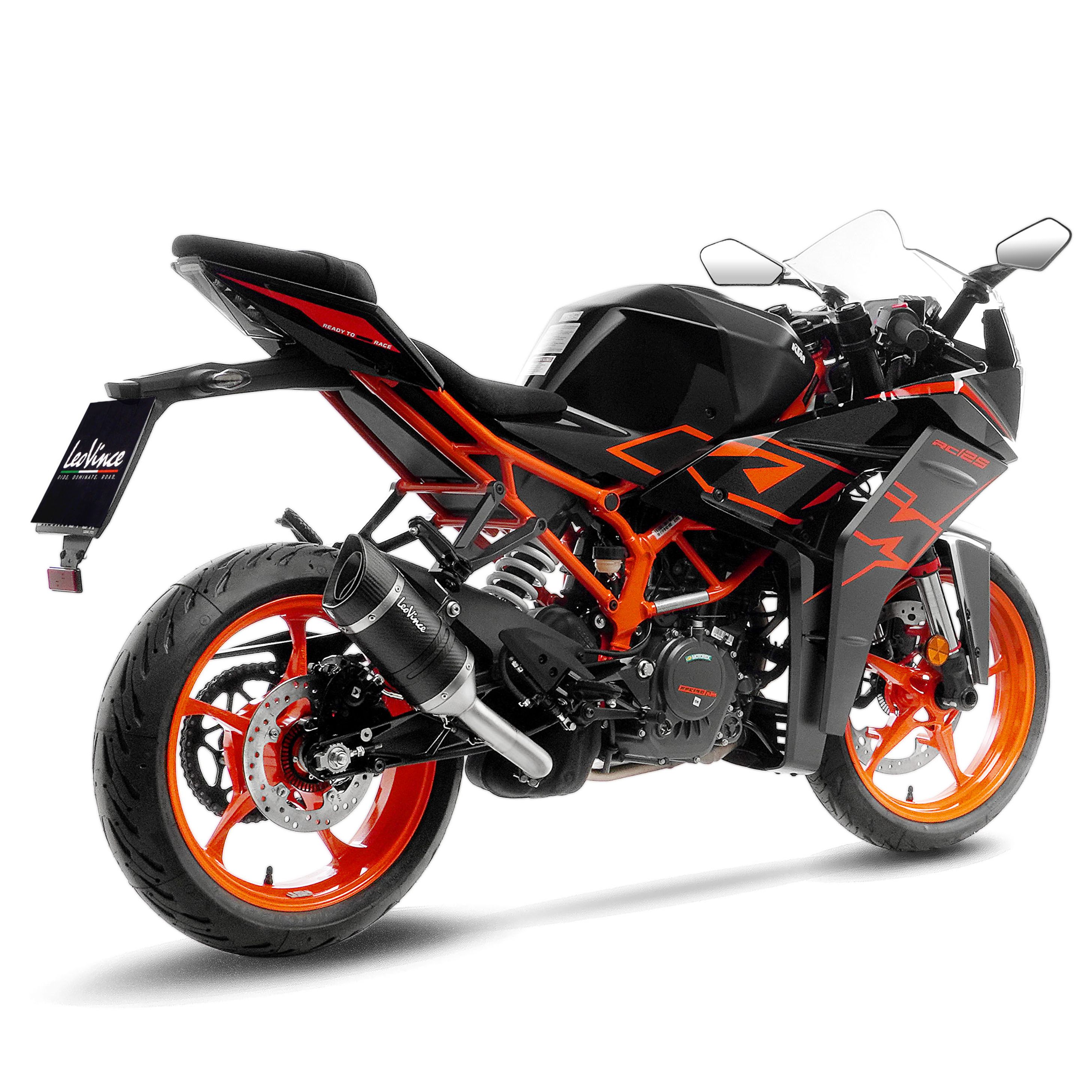 Escape LV PRO fibra de carbono no homologado KTM RC 125 2022-2023