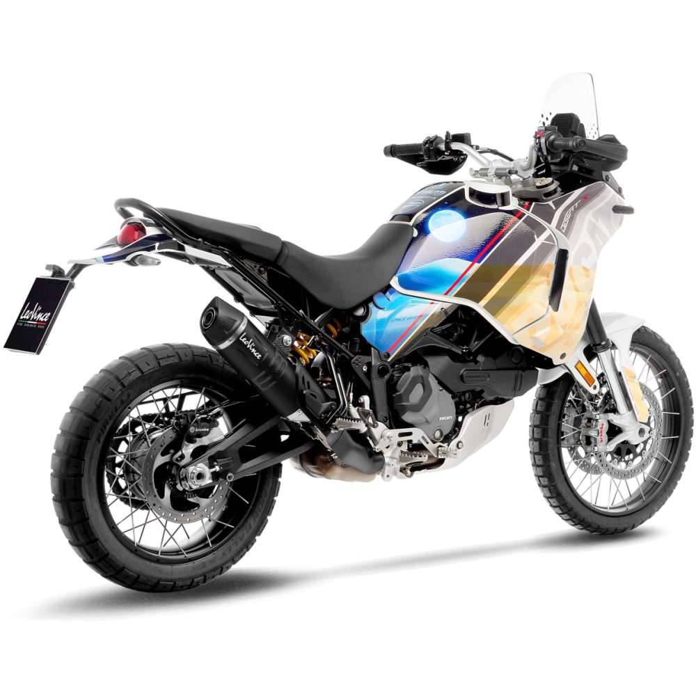 Escape LV ONE EVO NEGRO homologado Ducati DESERTX 2022-2024