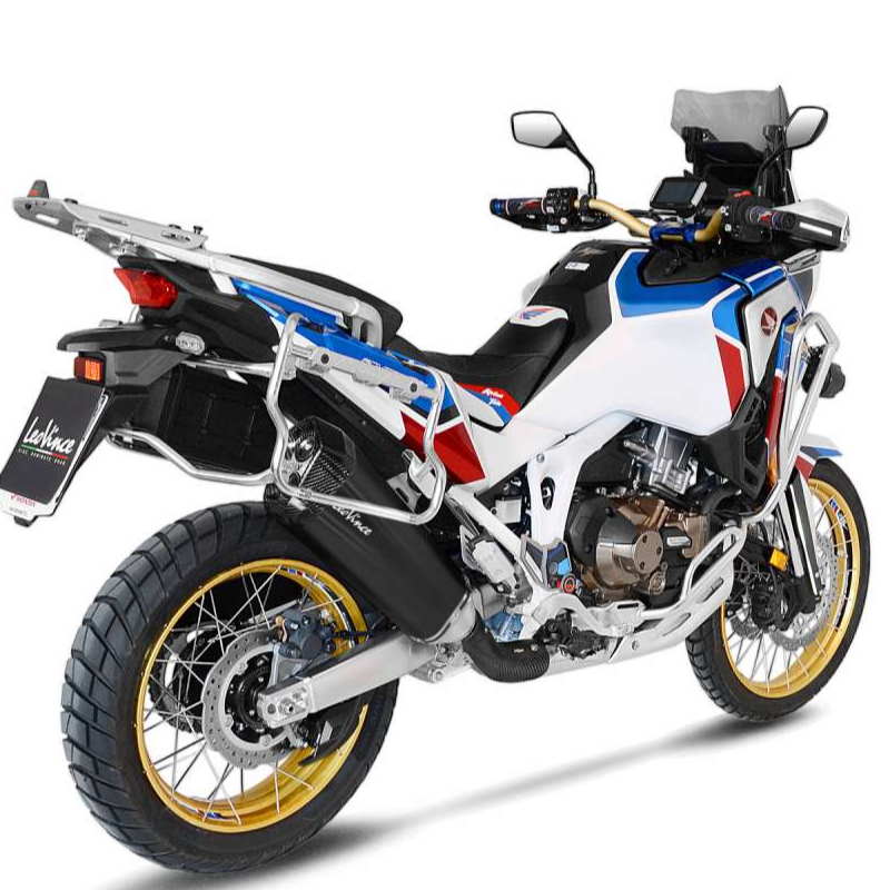 Escape Leovince LV-12 Negro Honda CRF L 1100 Africa Twin Adventure 20-23