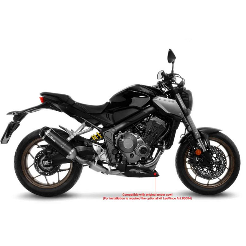 honda cb650r leovince