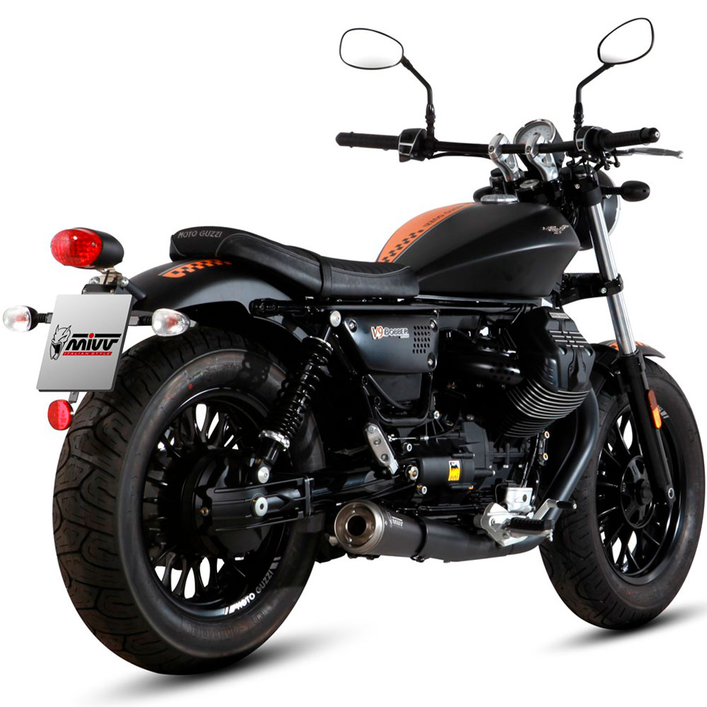 escape mivv ghibli negro moto guzzi v9 bobber - roamer 16-20