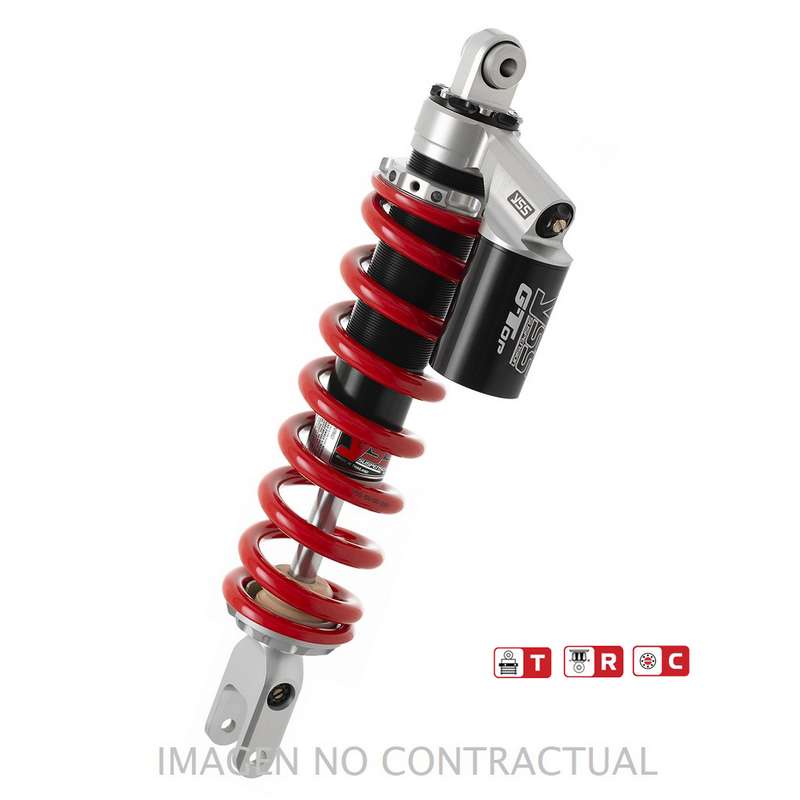 amortiguador gas con botella honda crf 300 l