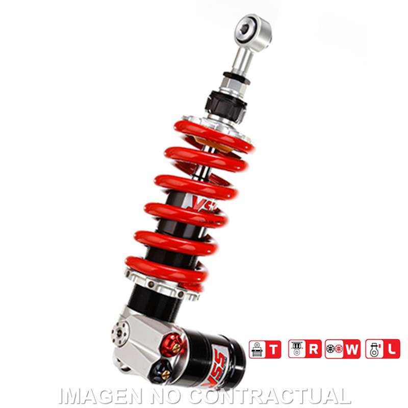 amortiguador gas con botella honda cbr 600