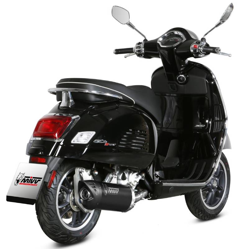 Escape Mivv Mover Negro Piaggio Vespa GTS 300 2021+