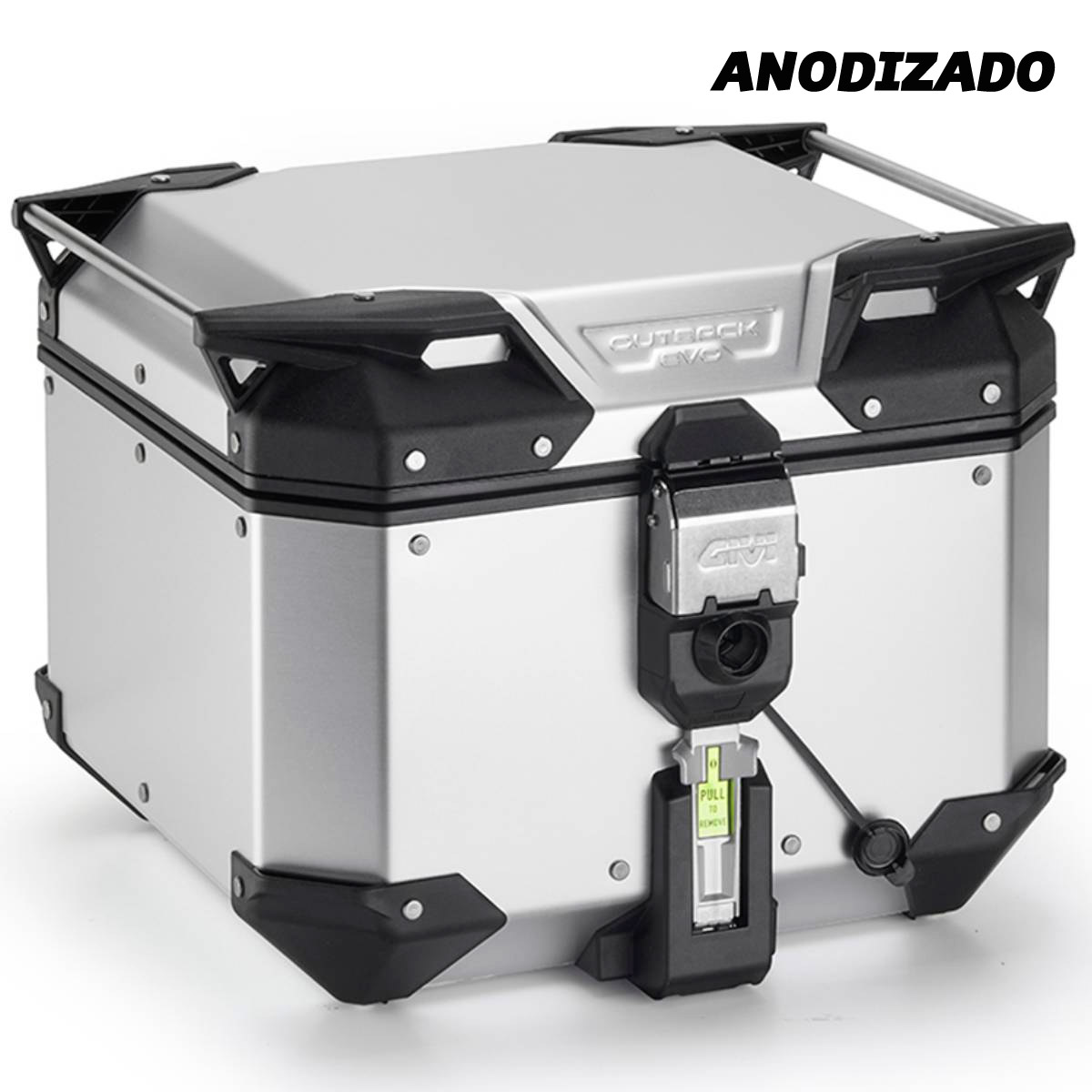Maleta aluminio Anodizado Givi Trekker Outback Evo Smart 42L SLR101- 1 bombin