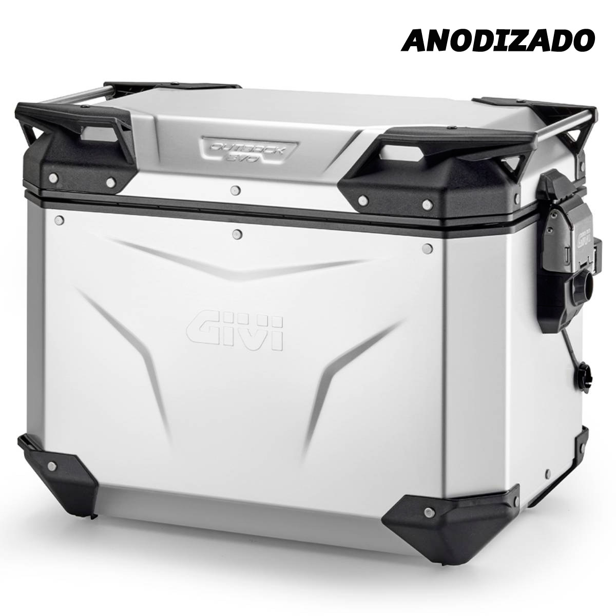 Maleta Givi Aluminio Anodizado Trekker Outback Evo Smart 48 litros