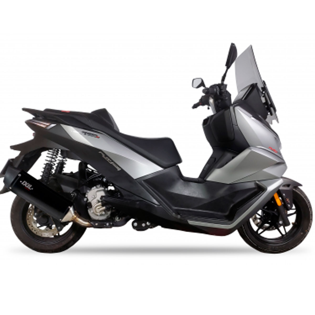 Escape acero negro Ixil V4B Voge SR3 25+