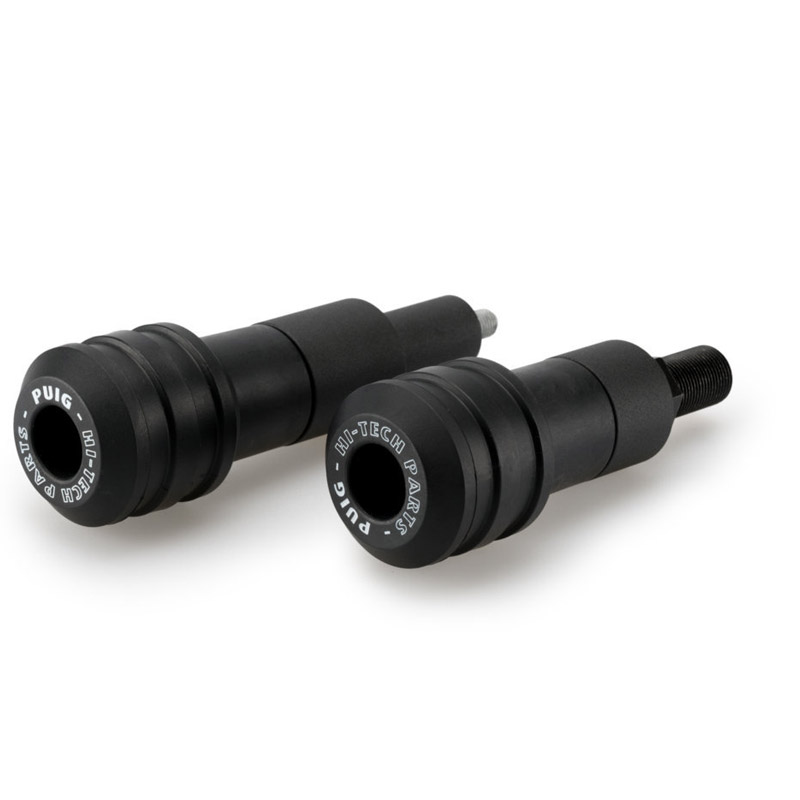 Protection Moteur Puig Vintage 2.0 Noir - Pour Yamaha XSR900 2022-2023, Polyamide, Anneaux Caoutchouc Optionnels