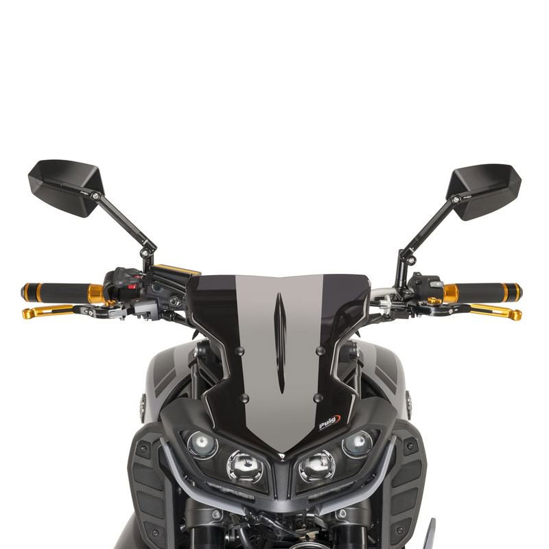 Cúpula Touring Puig 4098N Para Moto - Color Negro, Acrílico De Alto Impacto, Mayor Protección