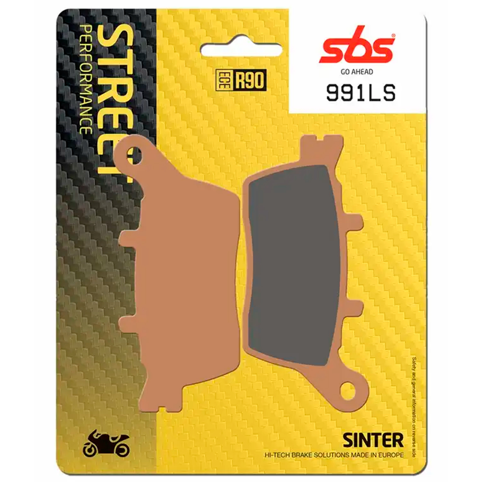 Pastillas de freno SBS sinterizadas 991LS