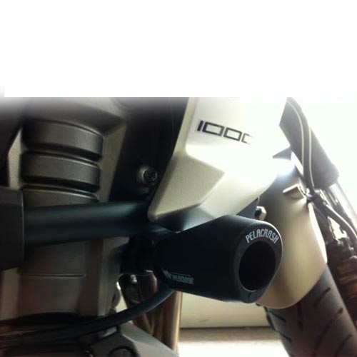 Tacos de caida Pelacrash para Kawasaki Versys 1000 14-18 Azul