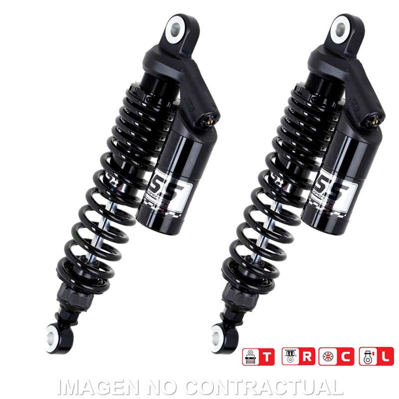 amortiguadores gas con botella black edition kawasaki zrx 1100