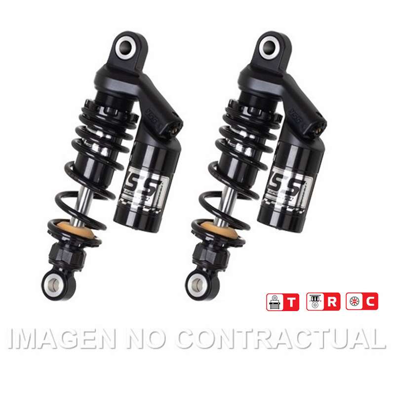 amortiguadores gas con botella black edition yamaha bolt 2014-2015