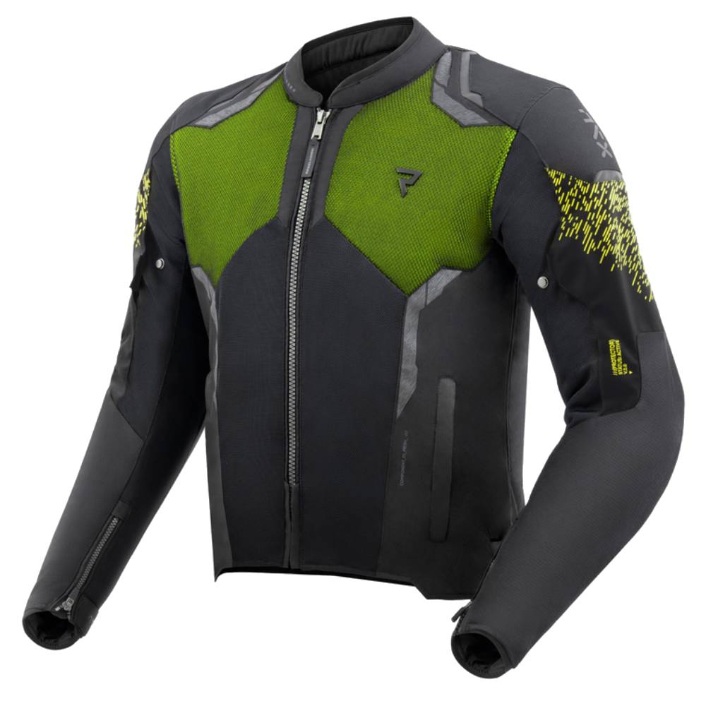 Chaqueta Rebelhorn Jax Negro-Amarillo Flúor
