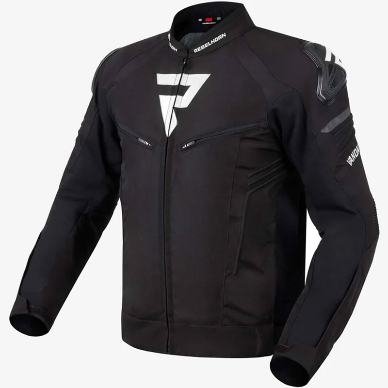 Chaqueta Rebelhorn Vandal Negro-Blanco UNIDAD DE PRUEBAS 2XL