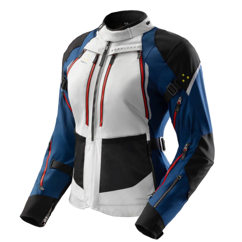 Chaqueta Rebelhorn Hardy 3.0 Mujer Azul-Gris-Rojo Talla 3XL