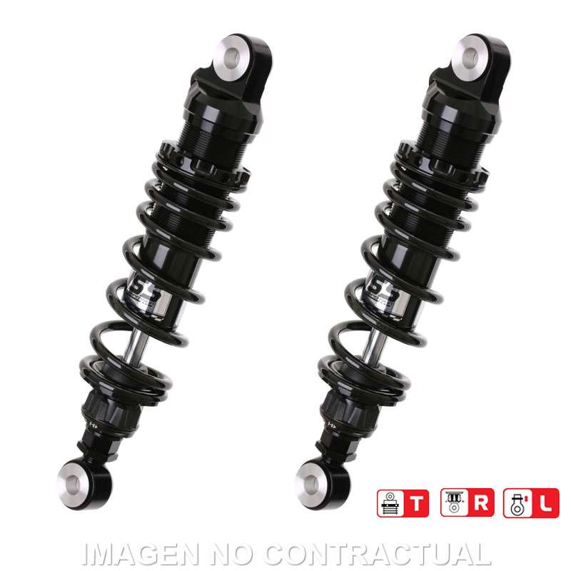 amortiguadores gas black edition harley davidson xl883n