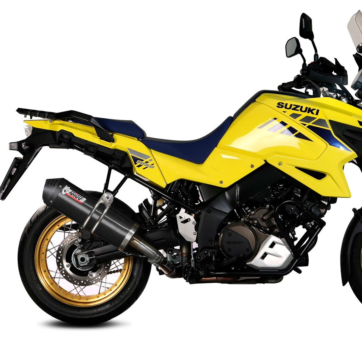 Escape Mivv OVAL negro Suzuki VStrom 1050 20+