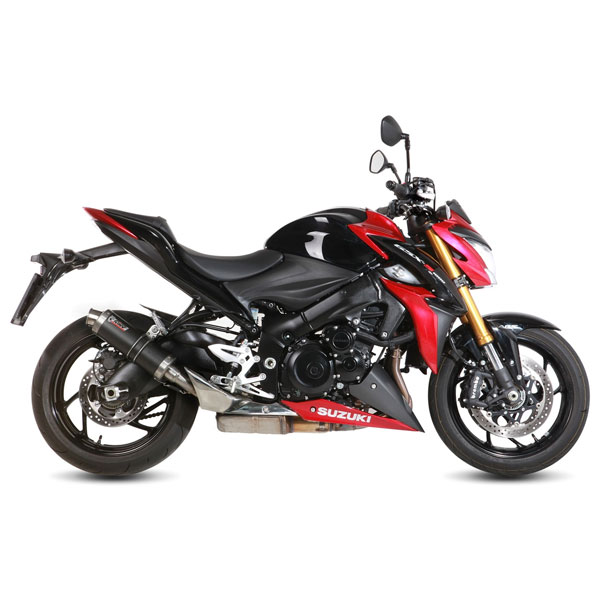 Escape MIVV carbono GP Suzuki GSX-S1000 15- en color negro