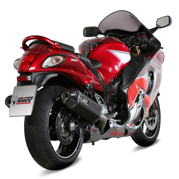 escape mivv speed edge negro Suzuki GSXR1300 Hayabusa 08-17
