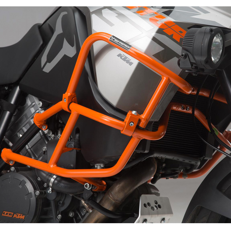Defensas de motor KTM 1190 Adventure-R y KTM 1050 2014- Naranjas de SWMotech
