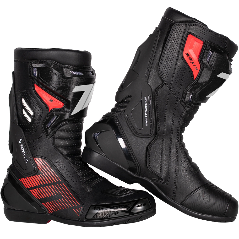 Botas Seventy Alpha BR26 Negro / Blanco / Rojo