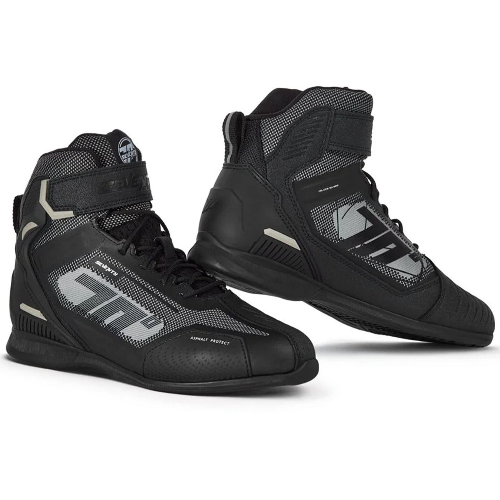 Botas Moto Veloce negro-gris Seventy