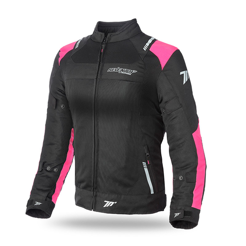 Chaqueta mujer verano JR54 negro-rosa | Nilmoto