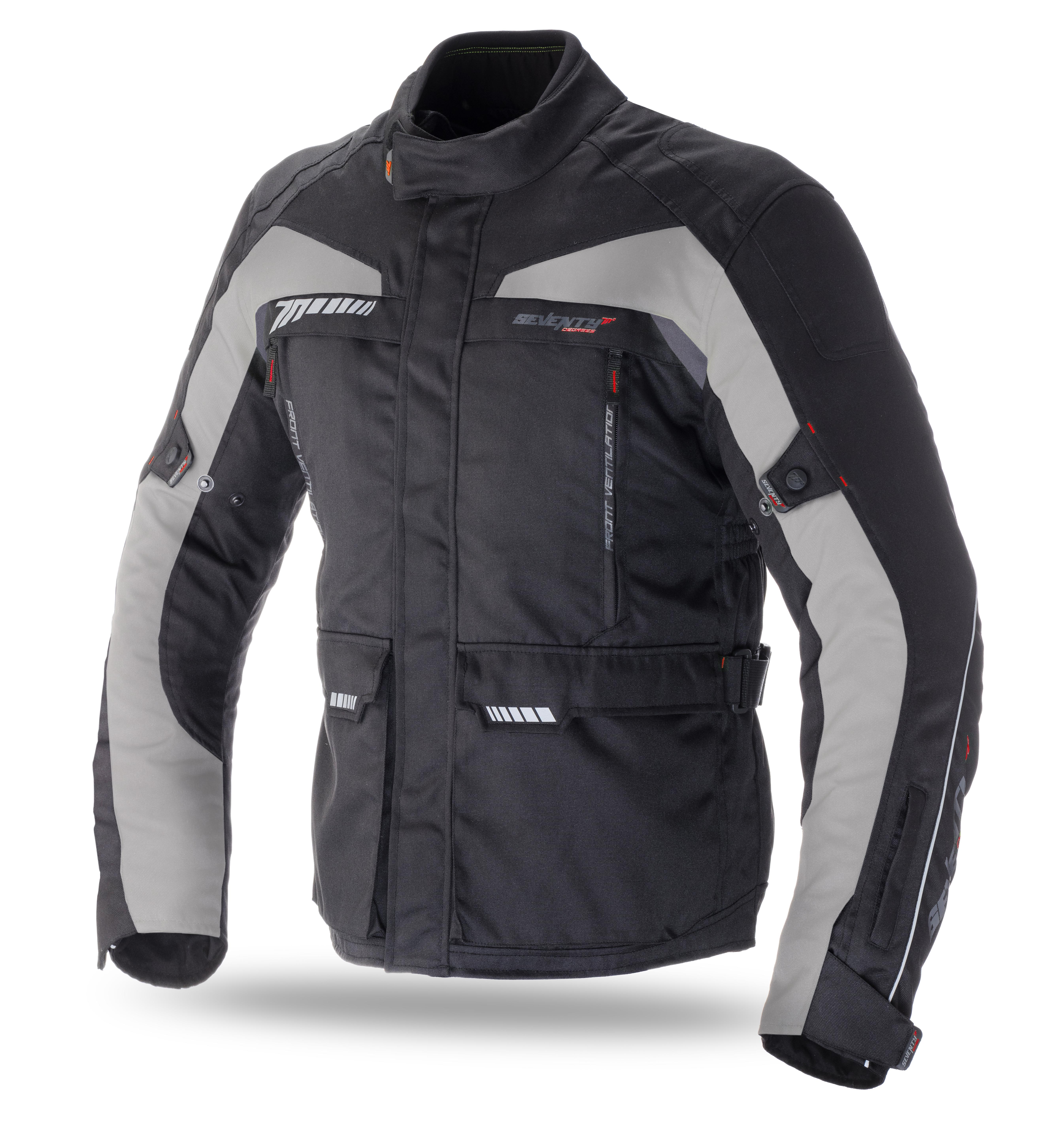 Moto Touring Hombre Negra-Gris Invierno | Nilmoto