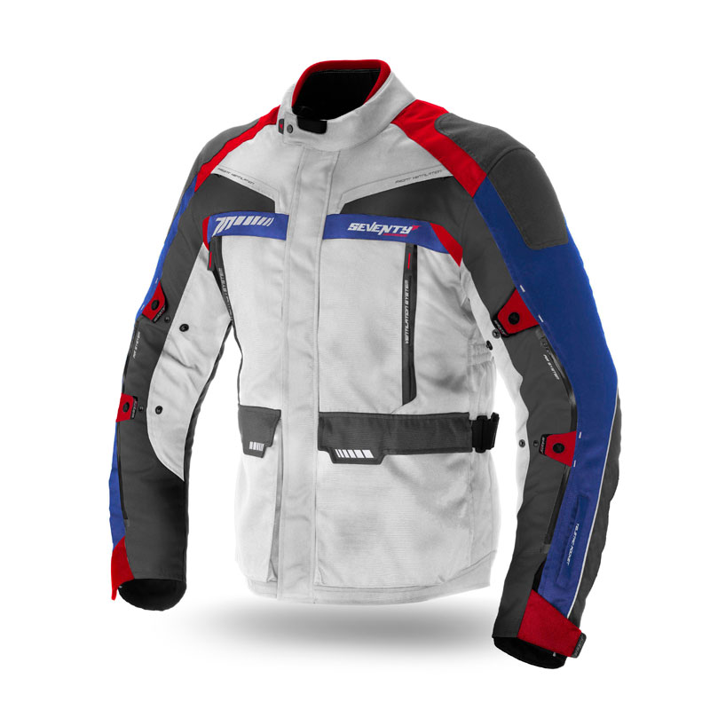 Llorar Noveno Opaco Chaqueta invierno impermeable Seventy hombre Blanco Roja Azul TALLA M |  Nilmoto