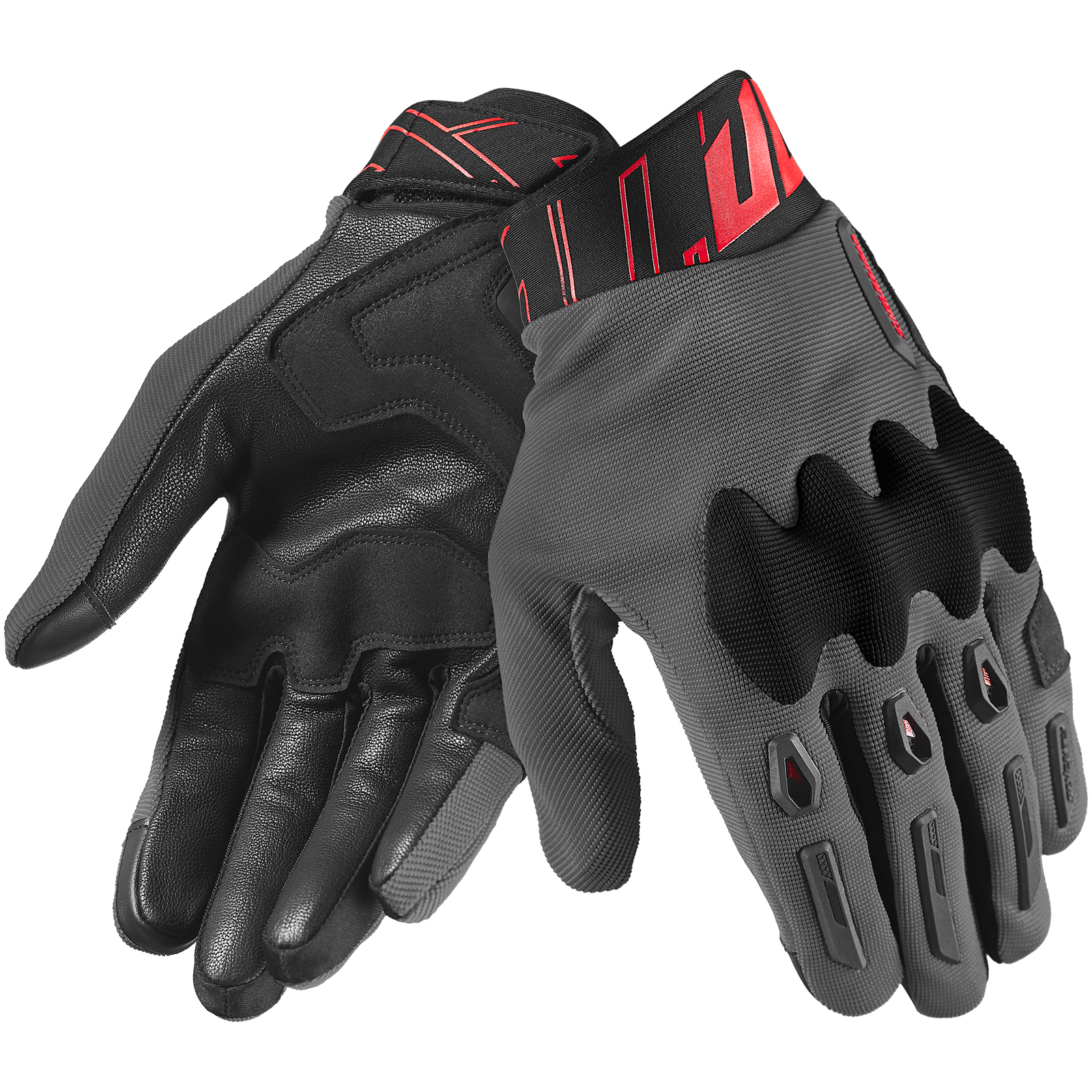 Guantes SD-N66 Fullgas Gris / Rojo
