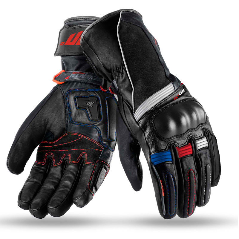 Guantes Moto Touring piel para Invierno Seventy |