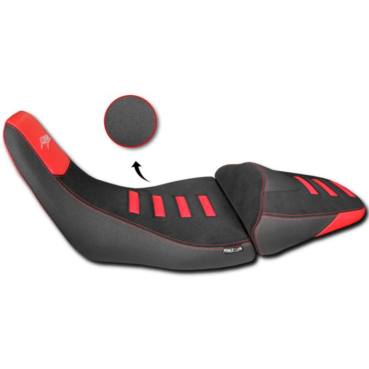 TC1 Negro antideslizante rojo